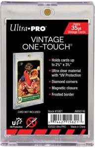 Vintage Card UV One-Touch Magnetic Holder