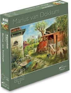 marius van dokkum kippenhok puzzel  stukjes