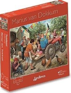 marius van dokkum tuinfeest puzzel  stukjes