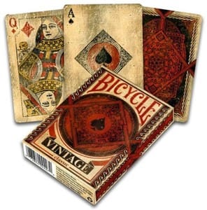 bicycle pokerkaarten vintage