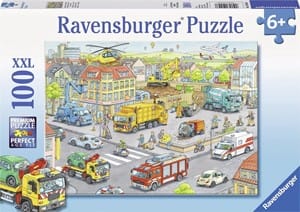 voertuigen in de stad puzzel xl stukjes