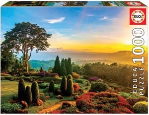 beautiful garden puzzel  stukjes