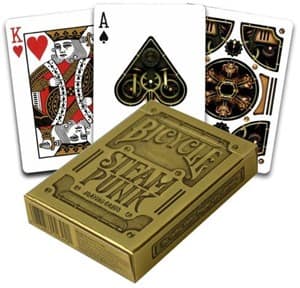 bicycle pokerkaarten steampunk gold premium