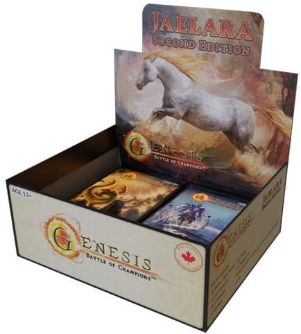 genesis tcg battle of champions jaelara second edition boosterbox