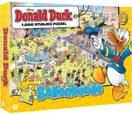 donald duck  ballenbende puzzel  stukjes