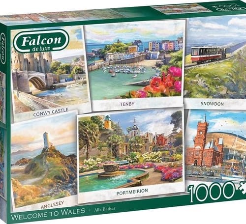 falcon welcome to wales puzzel  stukjes