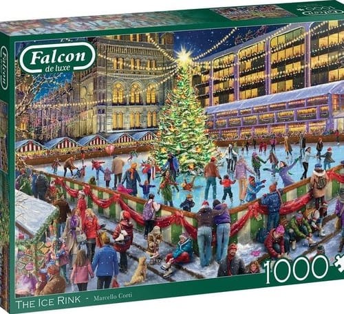 falcon the ice rink puzzel  stukjes