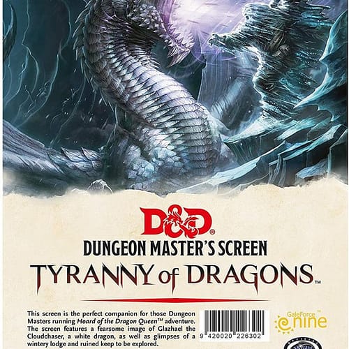 d d horde of the dragon queen dm screen