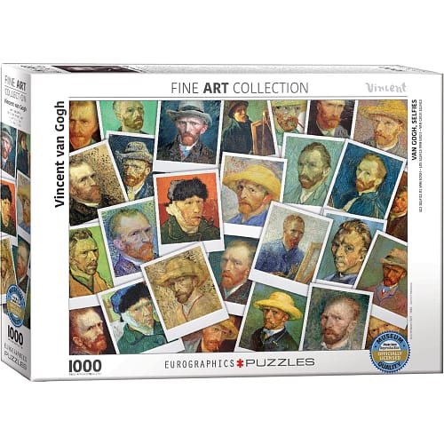 Van Gogh Selfies Puzzel
