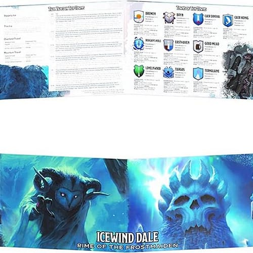 d d icewind dale rime of the frostmaiden dm screen