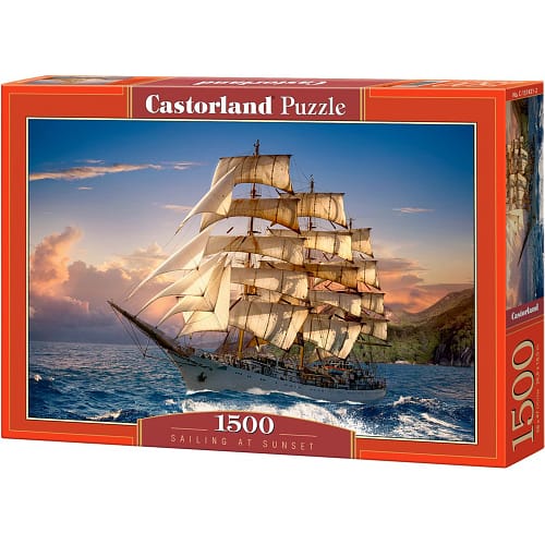 Sailing at Sunset Puzzel