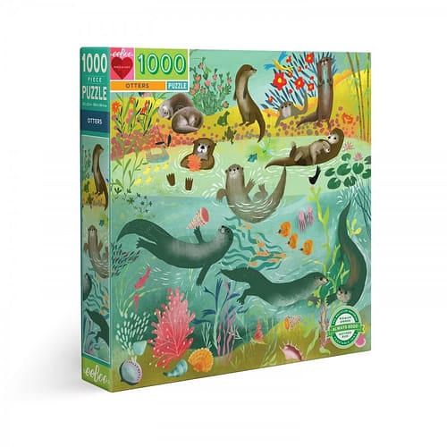 otters puzzel  stukjes