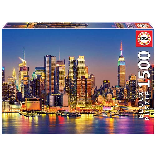 Manhattan bij Nacht Puzzel