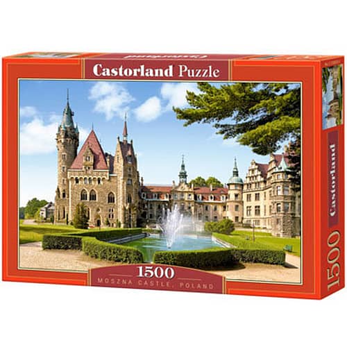 Moszna Castle Poland Puzzel  stukjes
