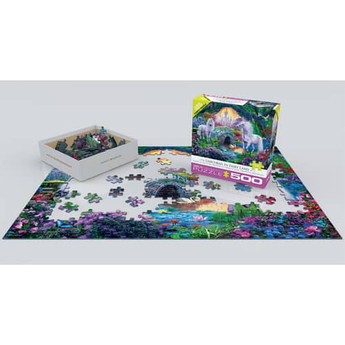 Unicorns in Fairy Land Puzzel