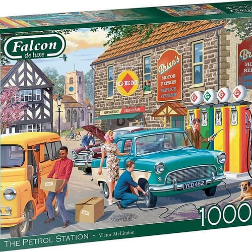 falcon the petrol station puzzel  stukjes