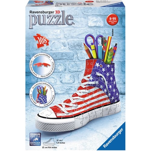 D Puzzel Sneaker American Style Pennenbak