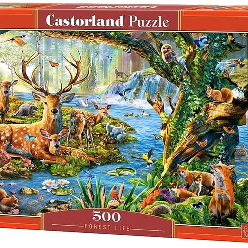 forest life puzzel  stukjes
