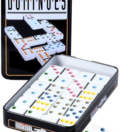 domino dubbel  in blik