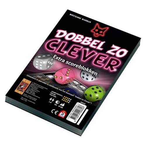 Scoreblokken Dobbel zo Clever