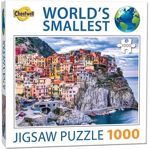 world s smallest manarola italy puzzel  stukjes