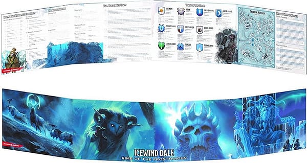 d d icewind dale rime of the frostmaiden dm screen