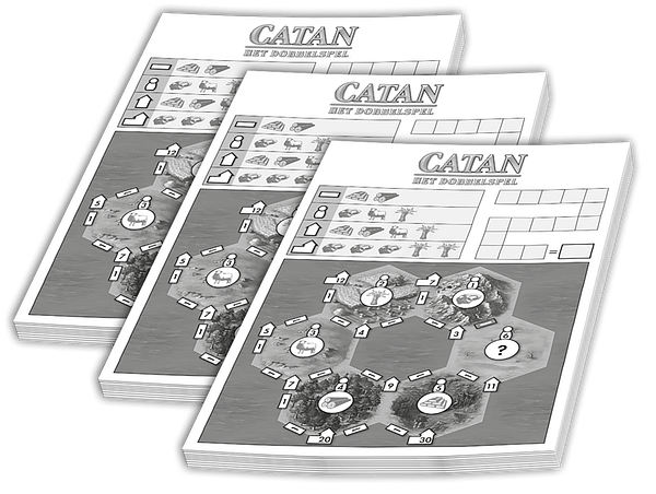Scoreblokken Catan: Het Dobbelspel - Dobbelspel
