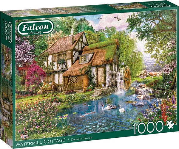falcon watermill cottage puzzel  stukjes