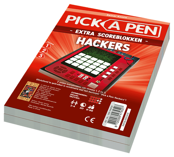 Pick a Pen Hackers Scoreblokken - Dobbelspel