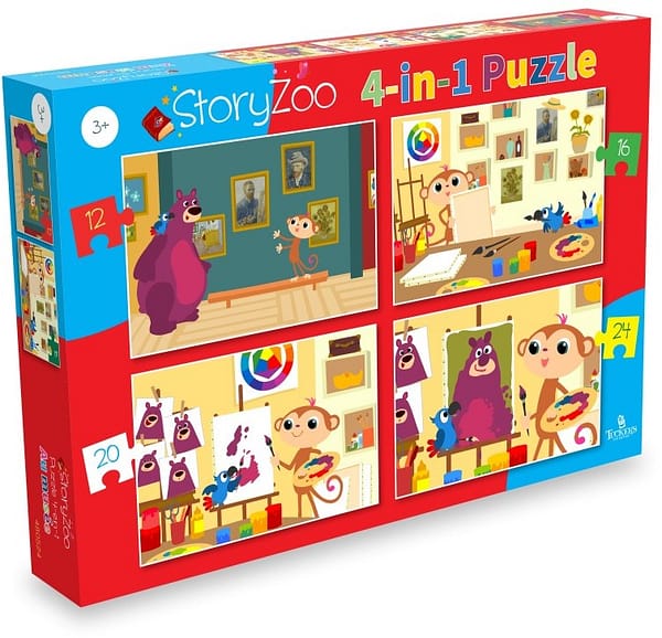 storyzoo naar het museum puzzel plusplusplus stukjes