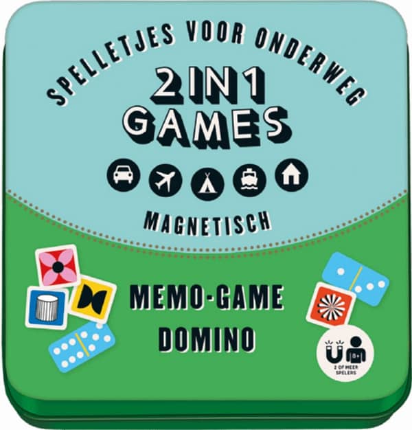 Magnetische 2 in 1 Games - Memo & Domino