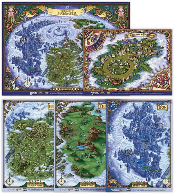 d d the wild beyond the witchlight map set