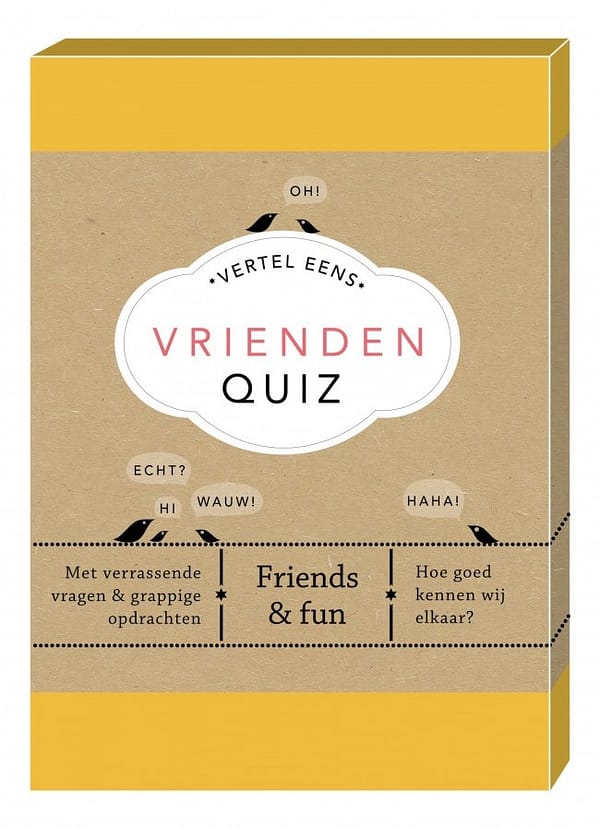 elma van vliet vrienden quiz